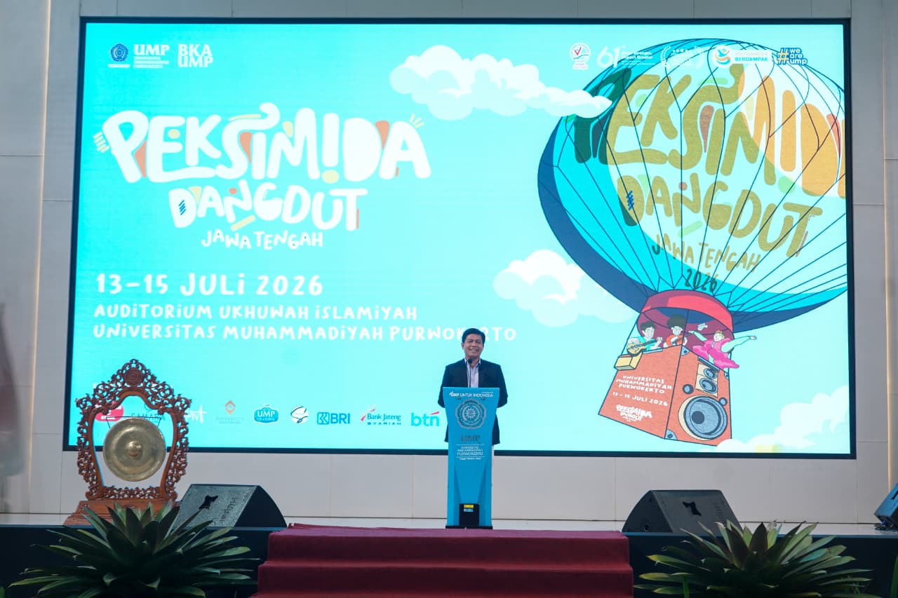 UMP Jadi Tuan Rumah Tangkai Lomba Dangdut PEKSIMIDA Jawa Tengah 2026, Diikuti 33 Perguruan Tinggi di Jawa Tengah.